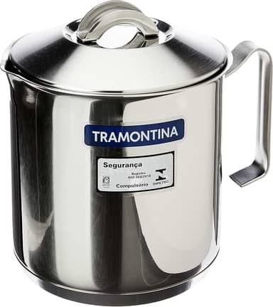 Fervedor com Fundo Triplo, Tramontina, Solar 62512145, Inox, dimetro de 14 cm