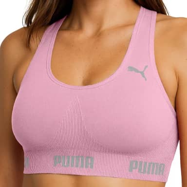 Top Academia Puma Alta Sustentação Sem Bojo Sem Costura Treino Fitness Esportivo Feminino Original.
