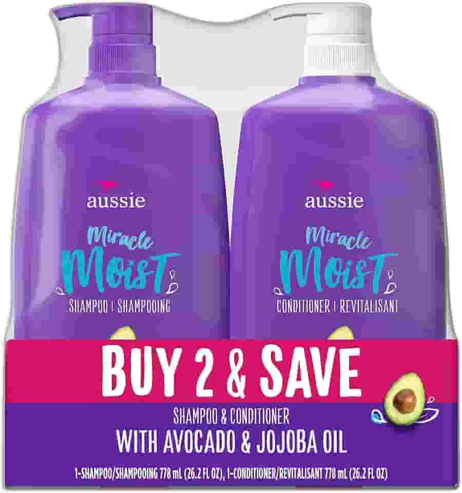 Kit Aussie Shampoo E Condicionador Moist 865ml