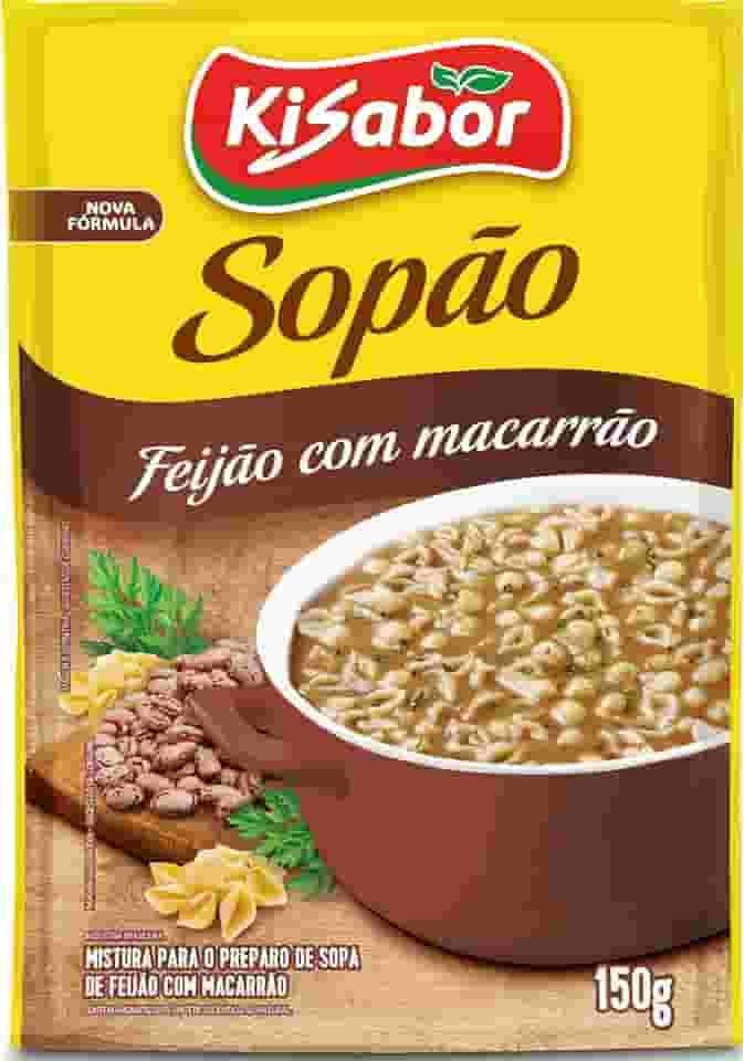 KiSabor Sopão De Feijão Com Macarrão Kisabor 150 Gramas