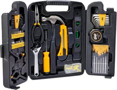 WAP Kit de Ferramentas Manuais MKF132 com 132 Peças e Maleta Organizadora