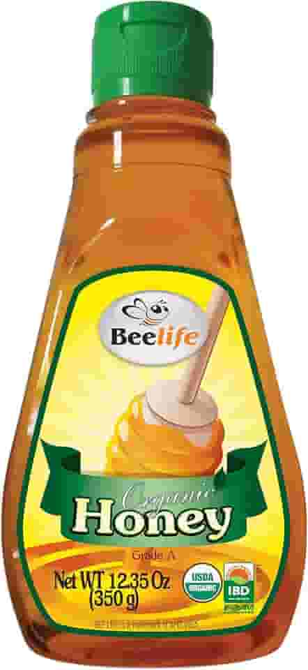 APISVIDA Mel Orgânico - Bisnaga 350g com Tampa Cone | Certificado Orgânico | 100% Puro e Natural