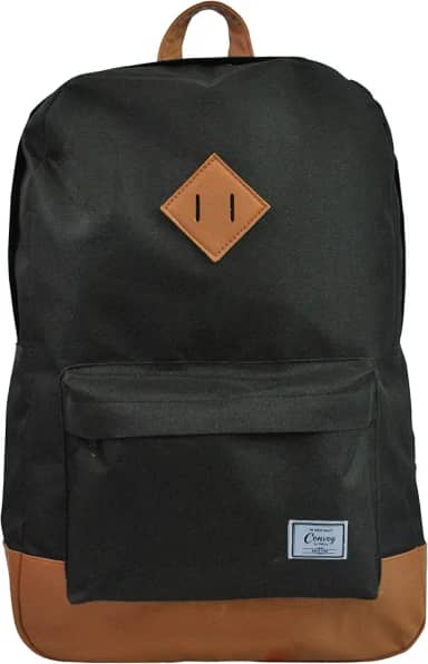 Mochila Casual, Poliester, Unissex, Preta