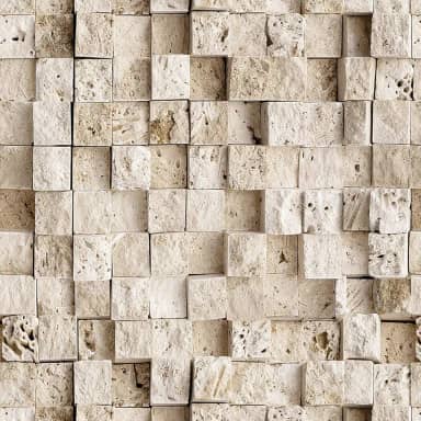 Papel de Parede Adesivo Autocolante Lavável Estilo Pedra Tijolinho Estilo 3D 1.50 Metros