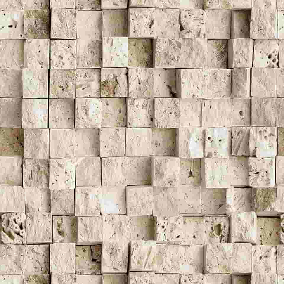 Papel de Parede Adesivo Autocolante Lavável Estilo Pedra Tijolinho Estilo 3D 1.50 Metros