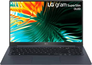 LG Notebook gram Superslim de 15,6 polegadas, fino e leve, Intel Evo Edition - Intel Core Ultra 7, 16 GB de RAM, SSD de 1 TB com tela OLED, preto
