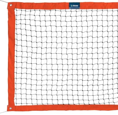 Rede Multisport Beach Tennis, Futevôlei, Vôlei de Praia 4 Faixas Laranja