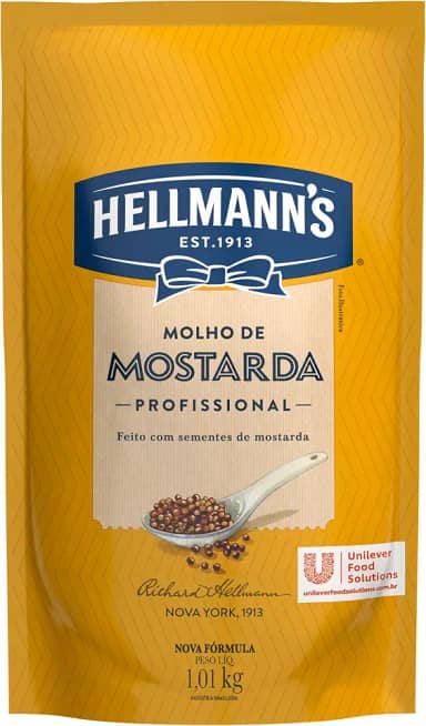 Hellmann's Profissional Molho de Mostarda Doypack 1,01kg