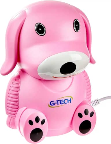 G-Tech Inalador Nebulizador Nebdog Bivolt Rosa