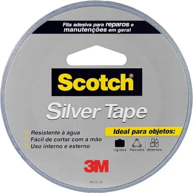 Scotch, 3M, Fita Silver Tape, 45mm x 25m