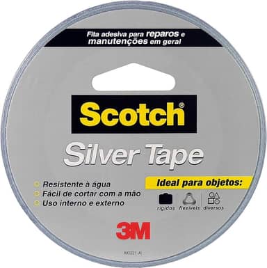 Scotch, 3M, Fita Silver Tape, 45mm x 25m