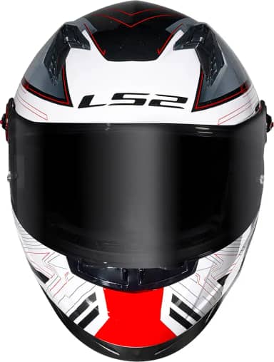 Capacete LS2 FF358 Pro Digital Preto e Branco Tamanho:60