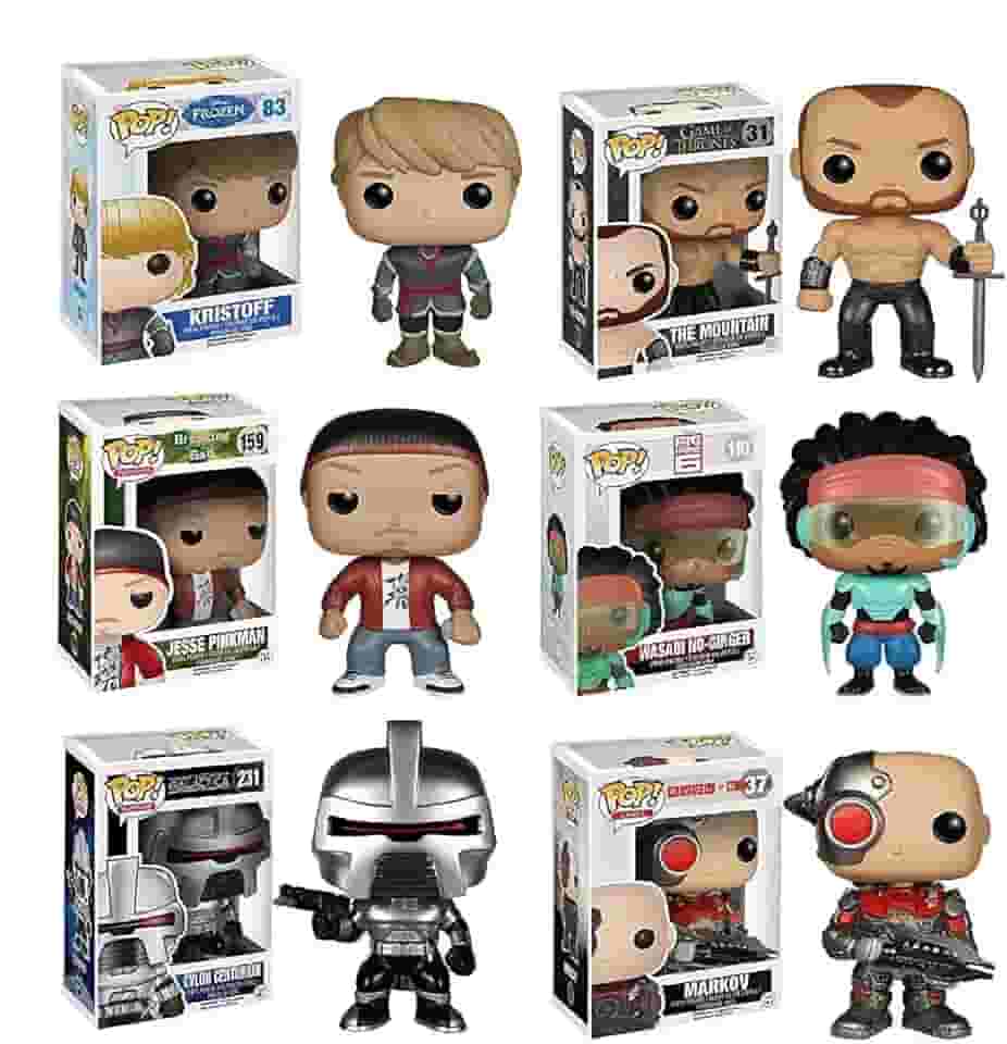 Funko POP Exclusive Mystery Starter Pack Set of 6 'Includes 6 Random Funko POPS Will Vary and No Duplicates'