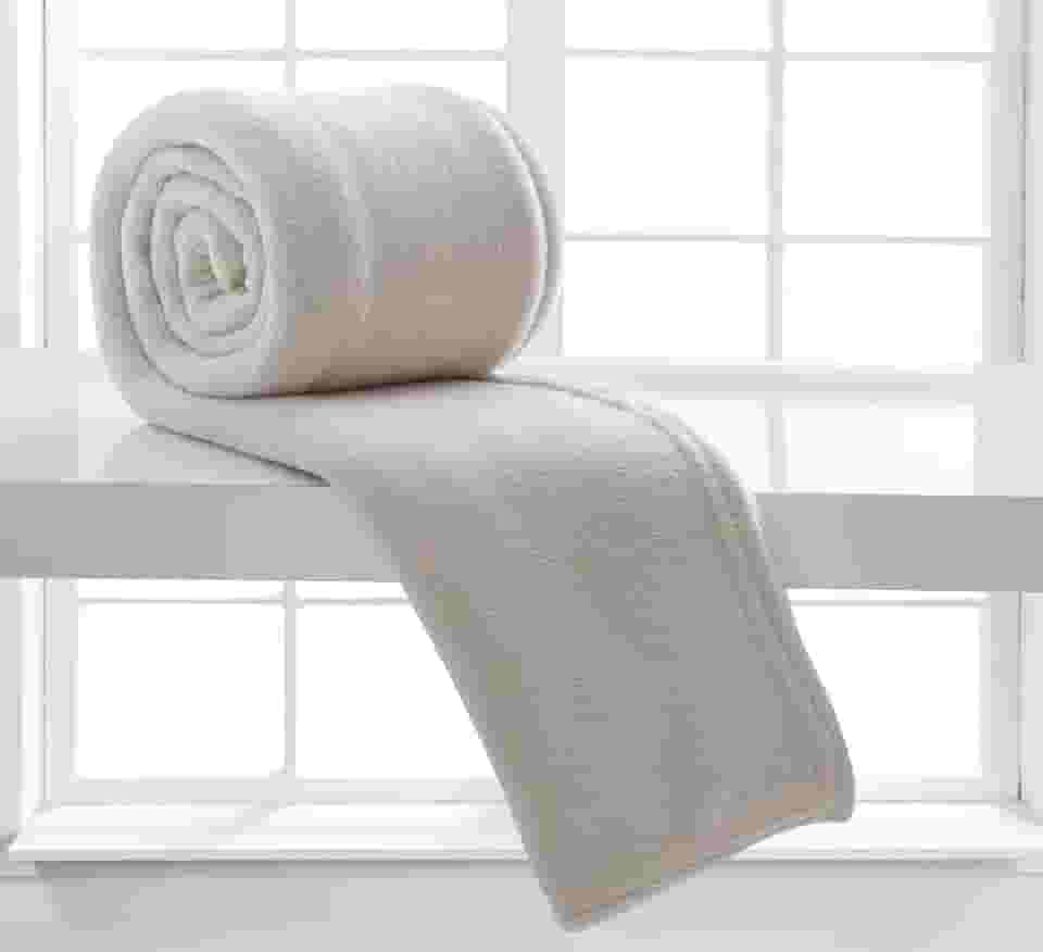 Corttex Microfibra, Manta, 100% Poliéster, Glace, Solteiro 2.00 m x 1.50 m