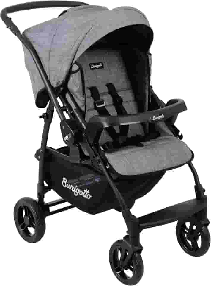 Carrinho de Bebê Burigotto RIO 22 Reversível Até 22kg Cinza Mesclado