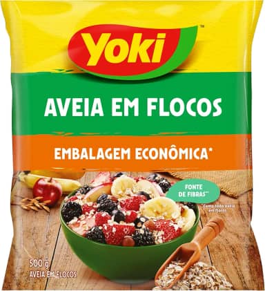 Aveia Flocos Yoki 500g