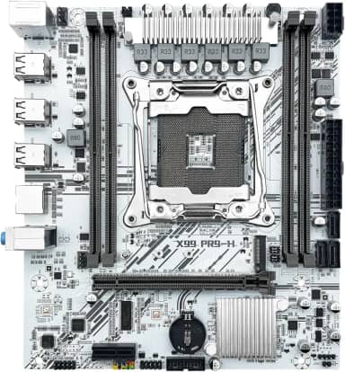 QUASAR X99 PR9-H Placa-Mãe ATX, LGA 2011-3, DDR4, M.2 NVMe, SATA 3.0, USB 3.0, Branca