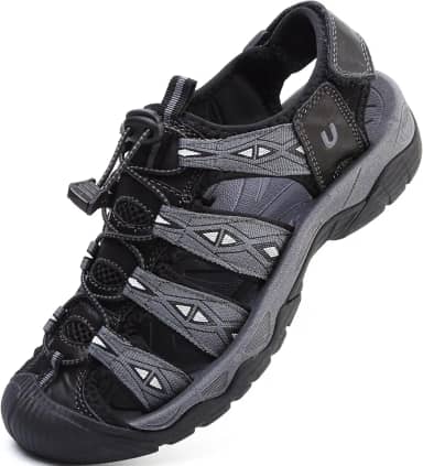 YASOWIN Sandálias Femininas Esportivas Para Caminhada, Bico Fechado, Verão, Atléticas, Aventura, Leves, Confortáveis, Praia, Calçados Aquáticos