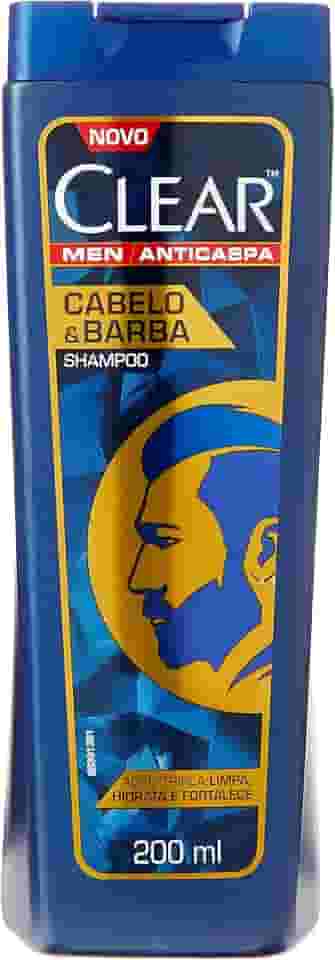 Clear Shampoo Men Cabelo E Barba 200Ml