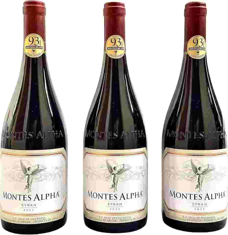 Vinho Montes Alpha Syrah | Kit Com 3 Garrafas | Oferta