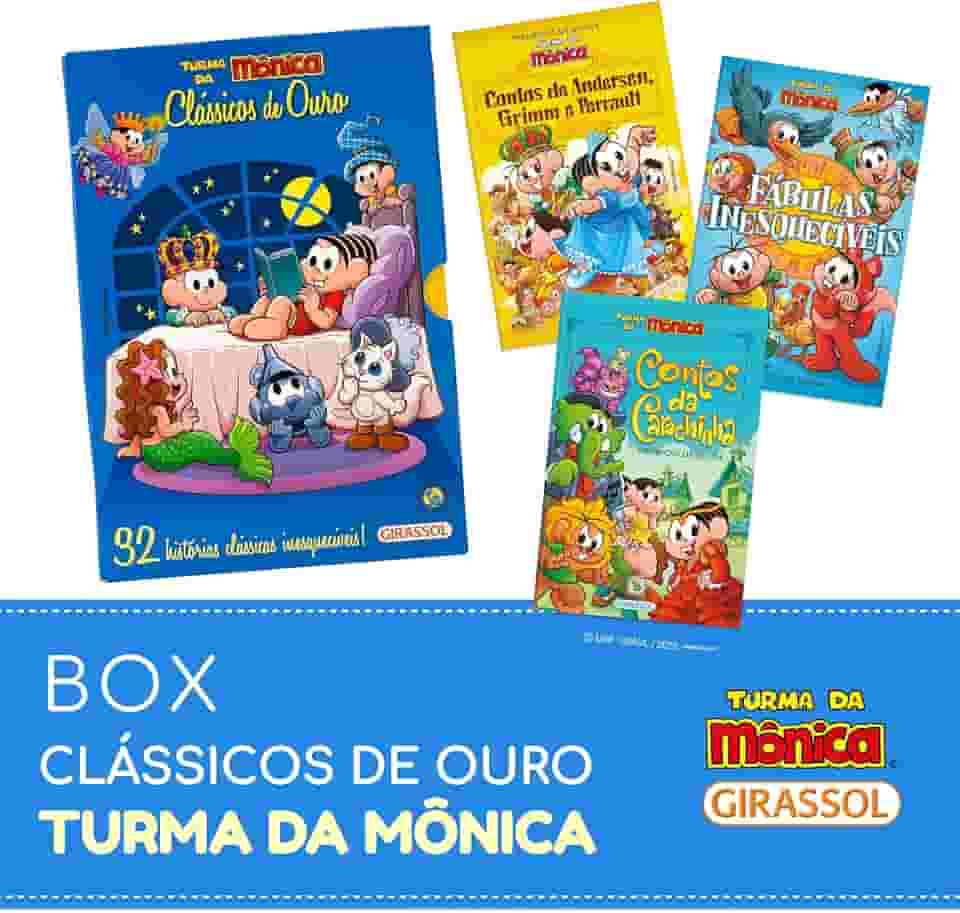 Box Turma da Mônica Clássicos de Ouro