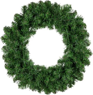 BEMMY Guirlanda de Natal 60CM, Guirlanda Artificial Decorativa para Pendurar Na Porta da Frente com Agulhas de Pinheiro