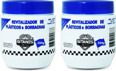 Kit 2 Revitalizador Hidratante Plásticos Borrachas Carros Motos Parachoque