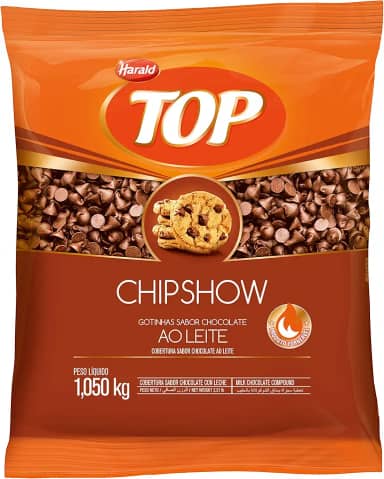 Gotas Forneáveis De Cobertura De Chocolate Ao Leite Chipshow Harald 1,05 Kg