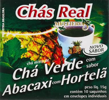 CHÁS REAL Real Mult.Cha Verde Abacaxi C/Hort 1 5 Gr
