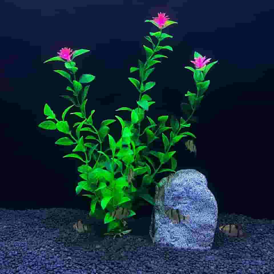 Planta Artificial Aquario Enfeite e Decoração 20cm S854