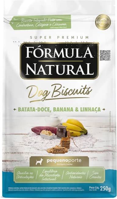 Fórmula Natural Biscoitos Dog Biscuits Para Cães De Adultos De Mini E Pequeno Porte Sabor Batata Doce 250G