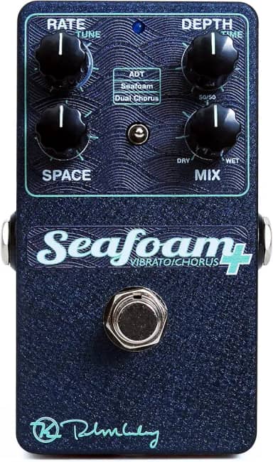 Keeley Pedal de efeitos Seafoam Plus Vibrato Chorus, Azul (KSea2)