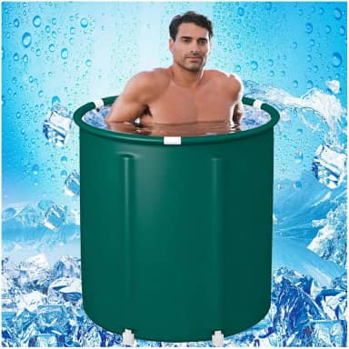 Banheira para Adultos, Banheira de Fria Inflável Portátil, Fácil de Montar Ive Bath Usado para Interior e Exterior