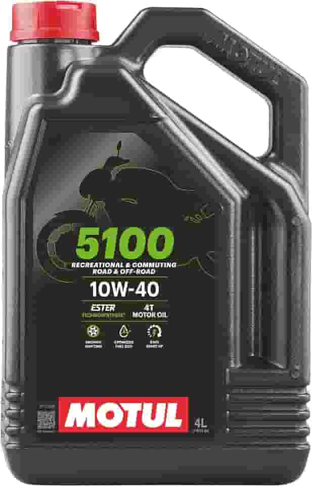 GALÃO 4 LITROS DE LUBRIFICANTE ÓLEO DE MOTOR MOTUL - 5100 4T 10W40 - SEMI SINTÉTICO