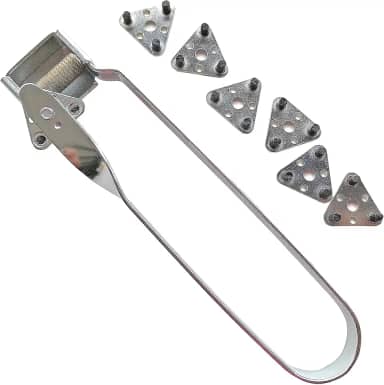 Conjunto de 6 pederneiras triplas resistentes + 6 pederneiras de substituição de longa duração