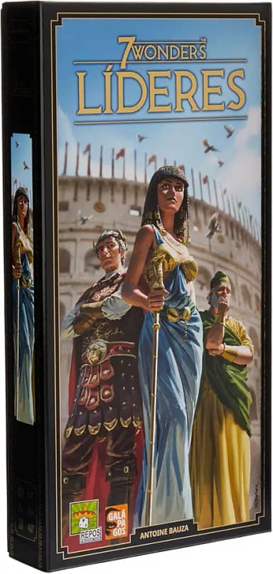 Galápagos, 7 Wonders: Líderes (Expansão) 2ª Edição, Jogo de Tabuleiro para Amigos, 3 a 7 jogadores, 30 a 60 minutos por partida