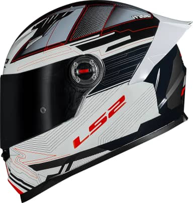 Capacete Masculino Ls2 Ff358 S Digital Preto Spoiler Moto