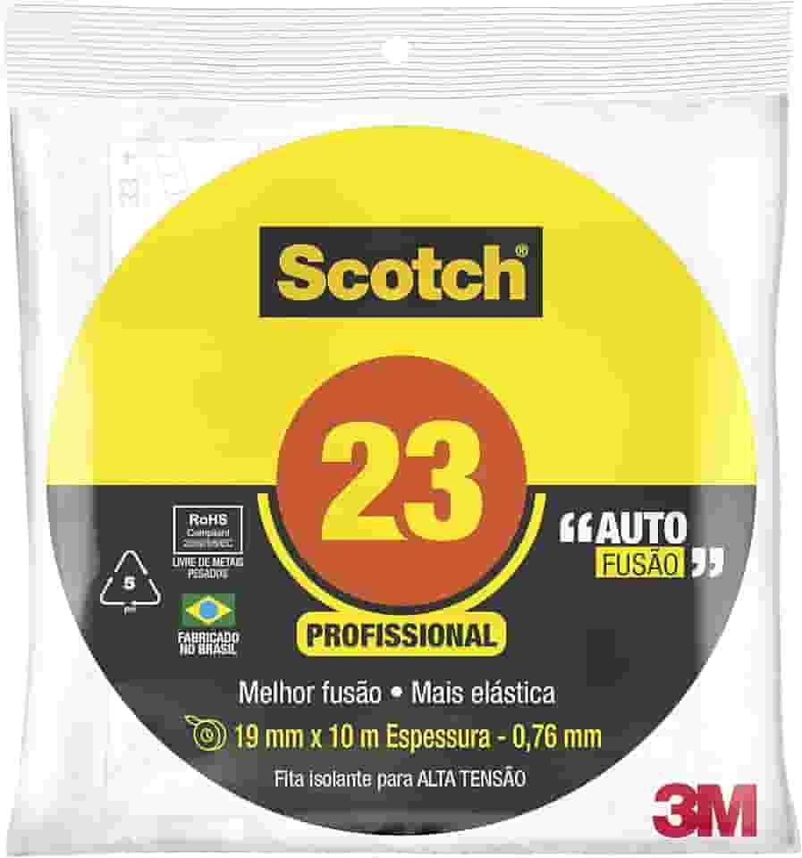 Scotch, 3M, Fita de Autofusão, 23, 19mm x 10m