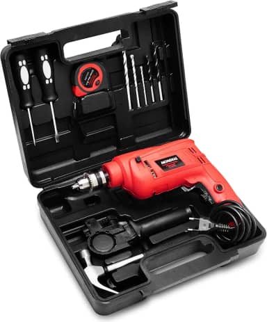 Furadeira de Impacto com Maleta, Mondial, Vermelho, 650W, 220V - NFFI-07M