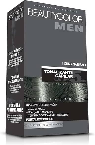 Tonalizante Capilar BEAUTYCOLOR MEN – Cinza Natural