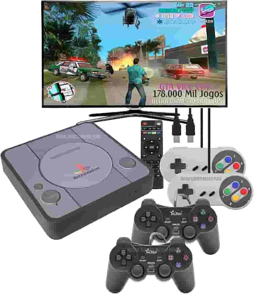 Video Game Retro PRO Max + 178 mil Jogos + 4 Controles + Atualizado