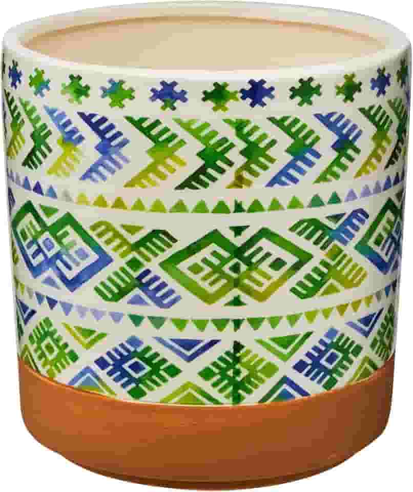 Gueroba Cachepô 17.5xGS Internacional Multicolorido 17.5x16cm Cerâmica