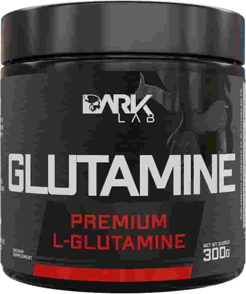 Glutamina Dark Lab 100% Pura, 300g, Recuperação Muscular e Sistema Imunológico