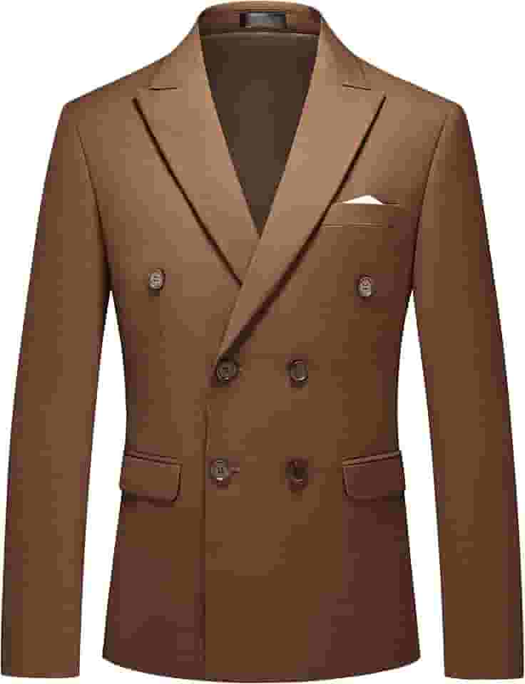 Blazer masculino trespassado slim fit cor lisa jaqueta terno