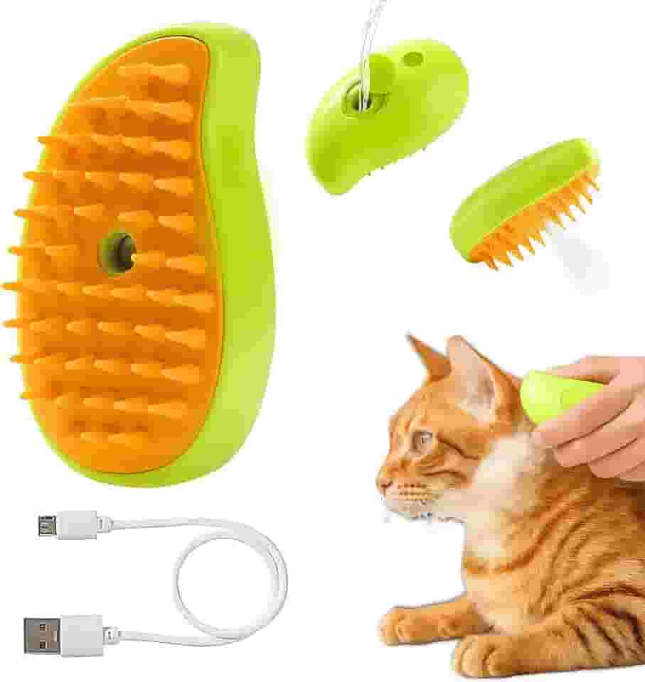 Escova Pet 3 em 1 Autolimpante Premium para Cães e Gatos – Remove Pelos, Massageia, Desembaraça Nós e Facilita a Higiene Diária com Conforto e Eficiência