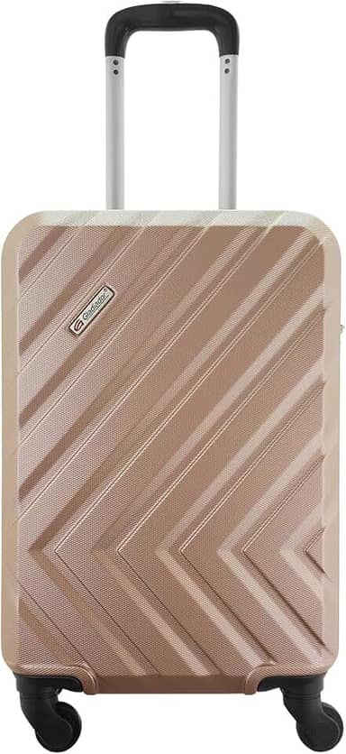 Mala de Bordo 10kg ABS 4 Rodas 360 Cadeado Gladiador Essential D2MB (Rose Gold)