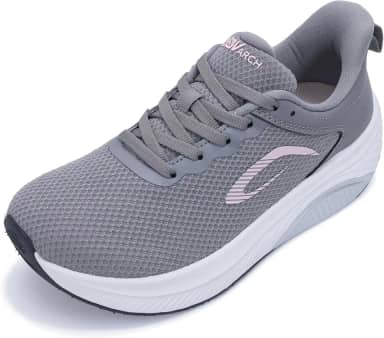 Sapatos femininos de bico largo | Sapatos de caminhada com suporte de arco | Tênis ortopédico para joanetes | Fascite plantar