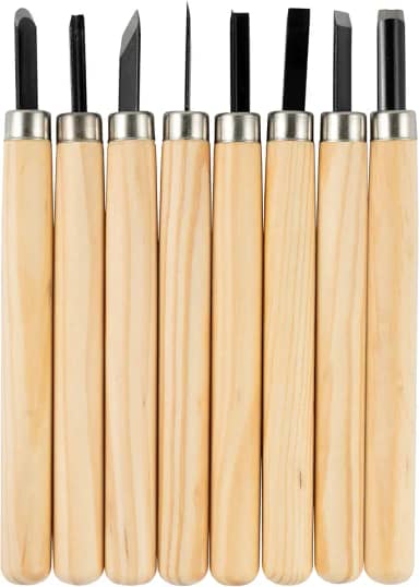 Level Black Formão Para Entalhador Kit Com 8 Peças Excellent