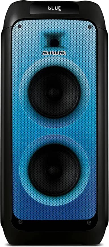 Caixa de Som PartyBox AIWA PB-05 Bluetooth 20H RGB USB TWS Preto