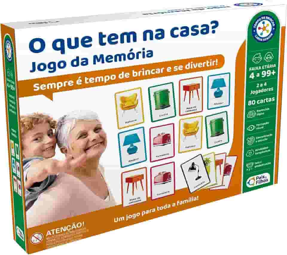Pais & Filhos - Jogo Da Memoria - O Que Tem Na Casa?